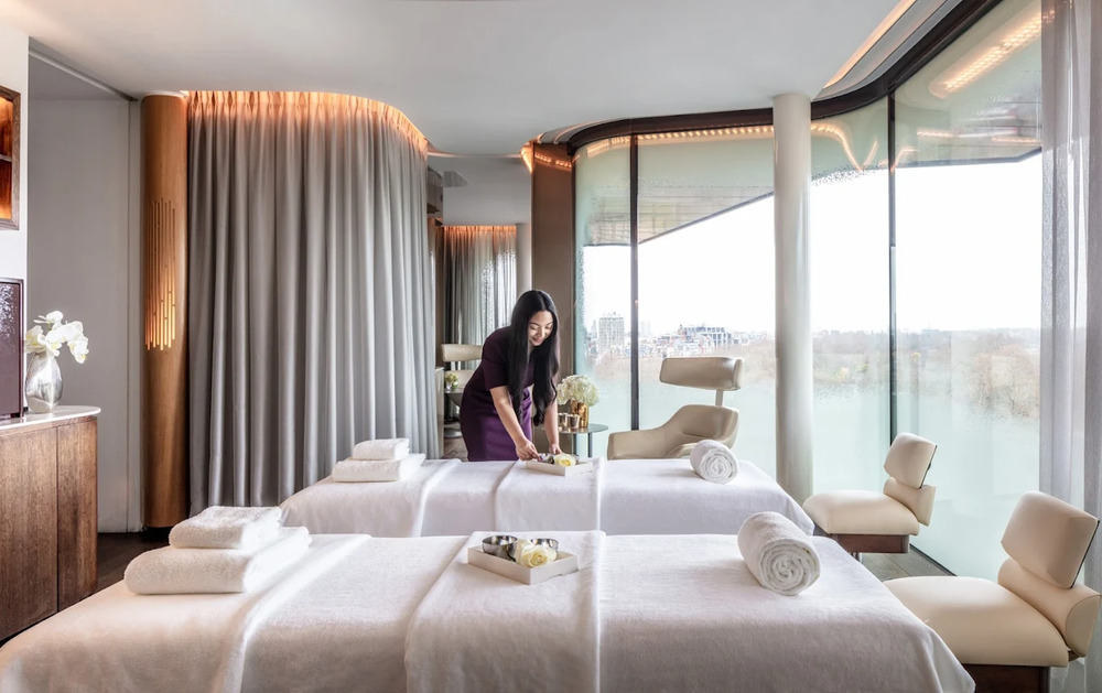 The Spa at Four Seasons London at Park Lane 11 Spa treatment room at The Four Seasons Park Lane