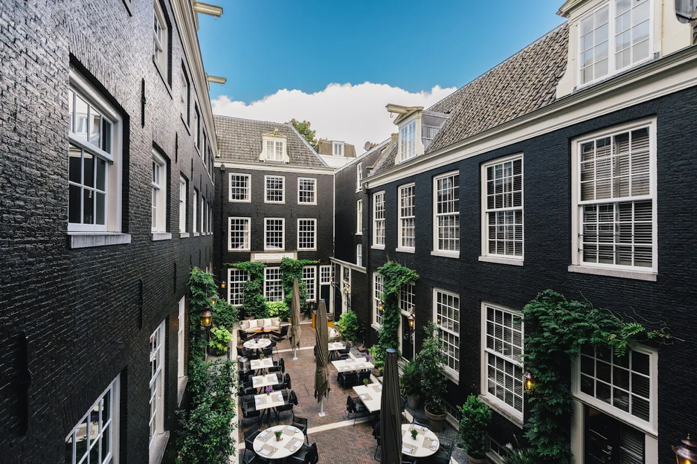 The courtyard at The Dylan