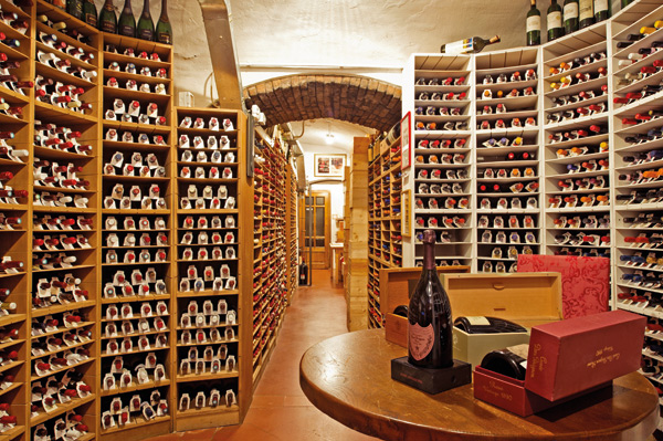 The wine cellar at Enoteca Pinchiorri