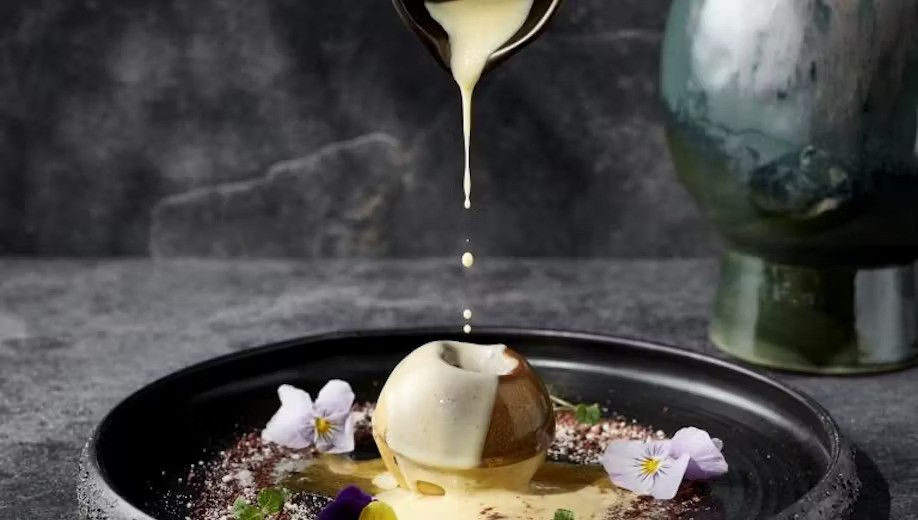 High-End Pan-African Cuisine at Stork Restaurant Mayfair 14 A dessert at Stork