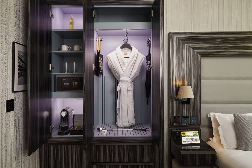 Inside each room at Eccleston Square Hotel