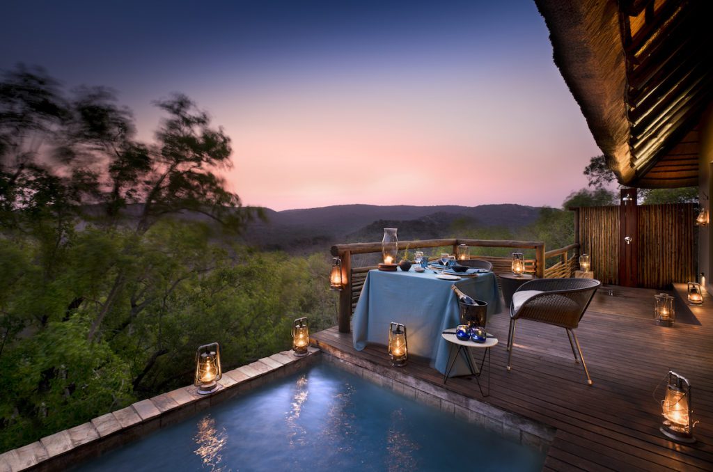 The breathtaking &BEYOND Phinda Private Game Reserve 18 South Africa Phinda Mountain Room Suite private dining