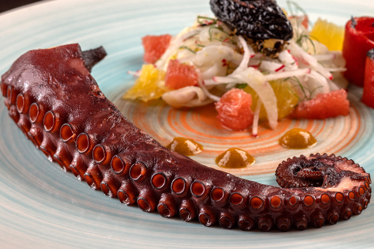 Grilled Octopus at La Sirene Grilled Octopus at La Sirene