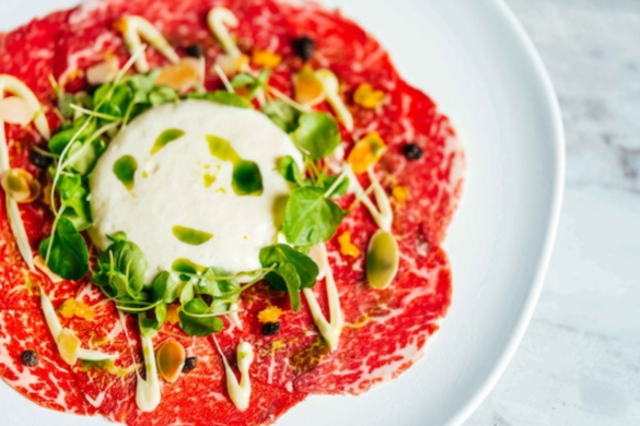 Beef Carpaccio at 53 Dubai Beef Carpaccio at 53 Dubai
