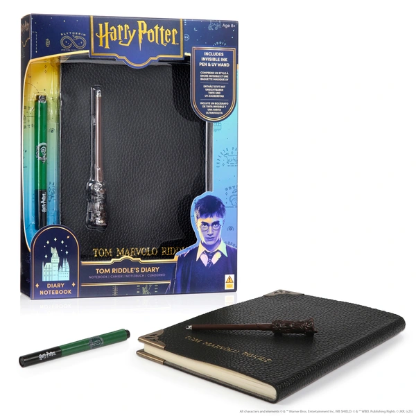 Premium Play Gift Guide: Magic, Plushies & Cosy Delights for Children 15 Harry Potter Tom Riddles Diary Notebook with Pen and UV Torch