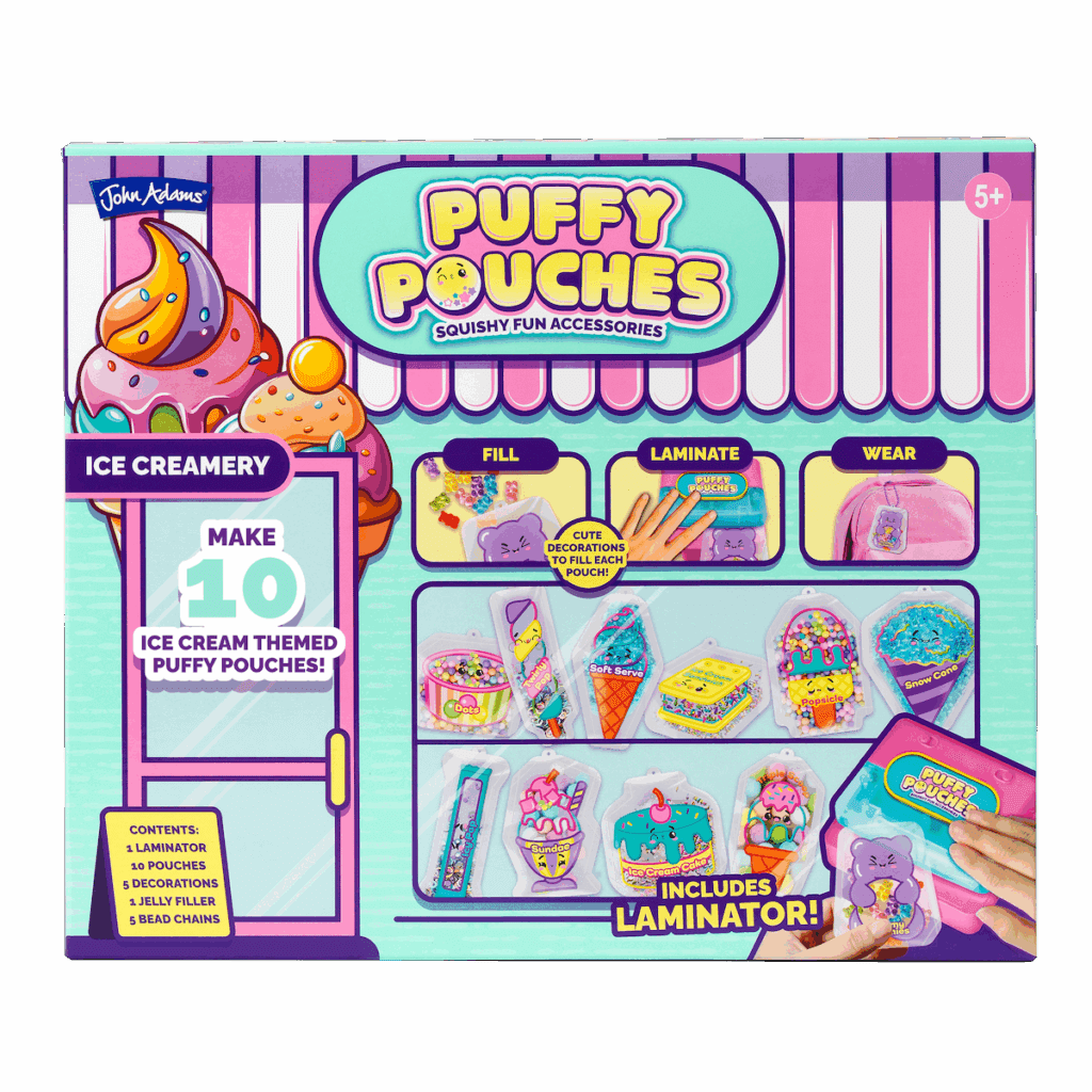 Premium Play Gift Guide: Magic, Plushies & Cosy Delights for Children 25 PUFFY POUCHES ICE CREAMERY