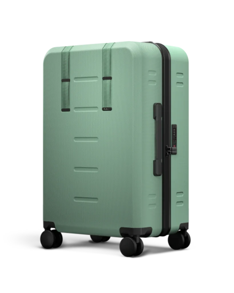 Ramverk Check in Luggage Medium Green Ray 8 new