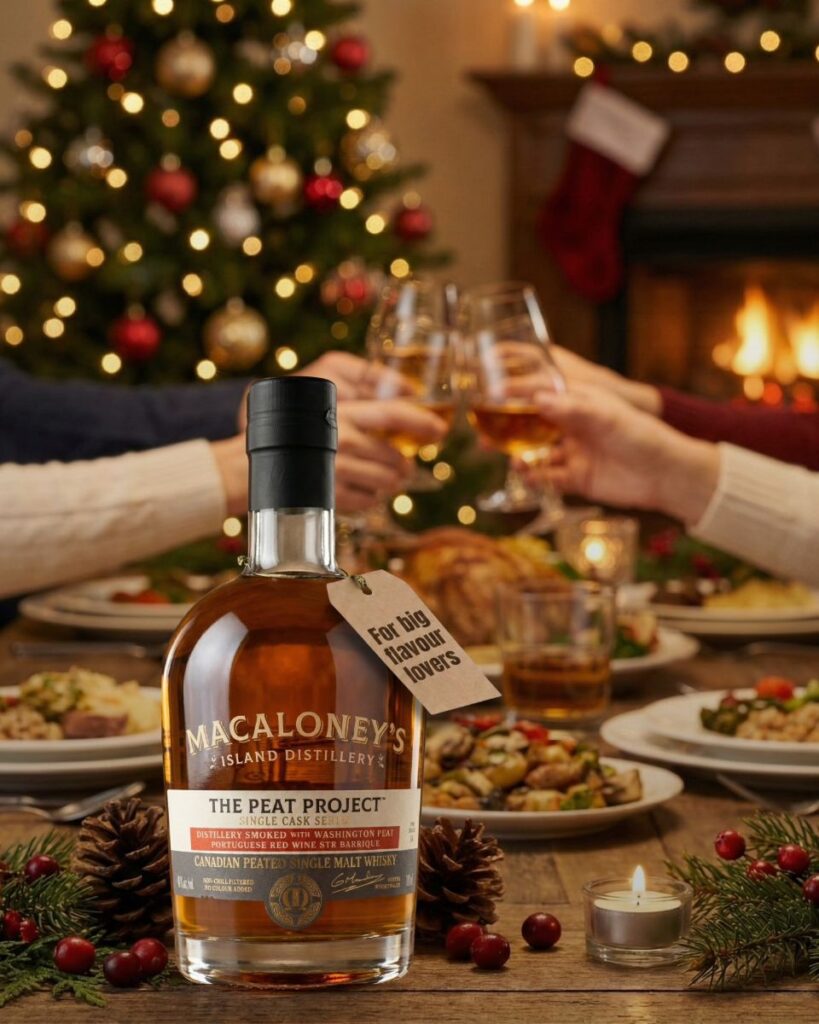 5 Lovely Local Christmas Gift Ideas from British Colombia 14 Local Christmas Gifts Macaloneys Peat Project Whisky