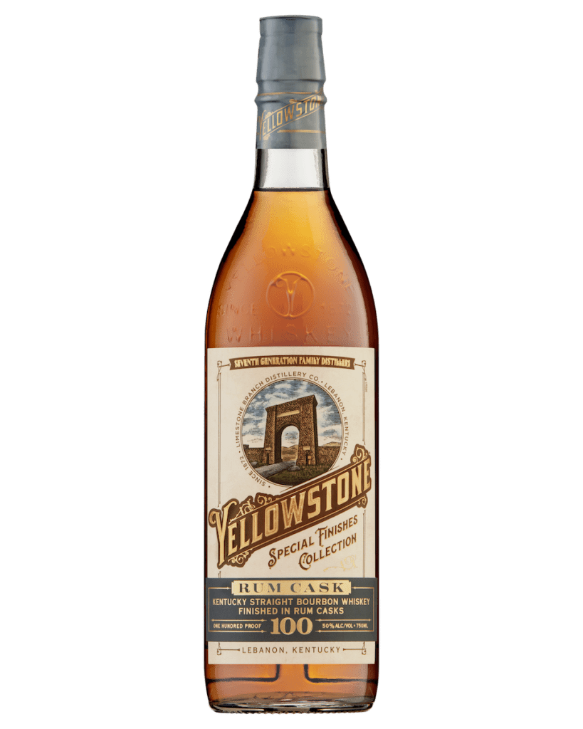 Christmas Spirits & Cocktails: Vodka, Gin, Whisky, Rum & Festive Pre-Mixed Drinks 33 Yellowstone Special Finishes Rum Cask 750mL Front