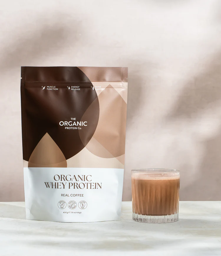 Real Coffee Organic Whey Protein Powder