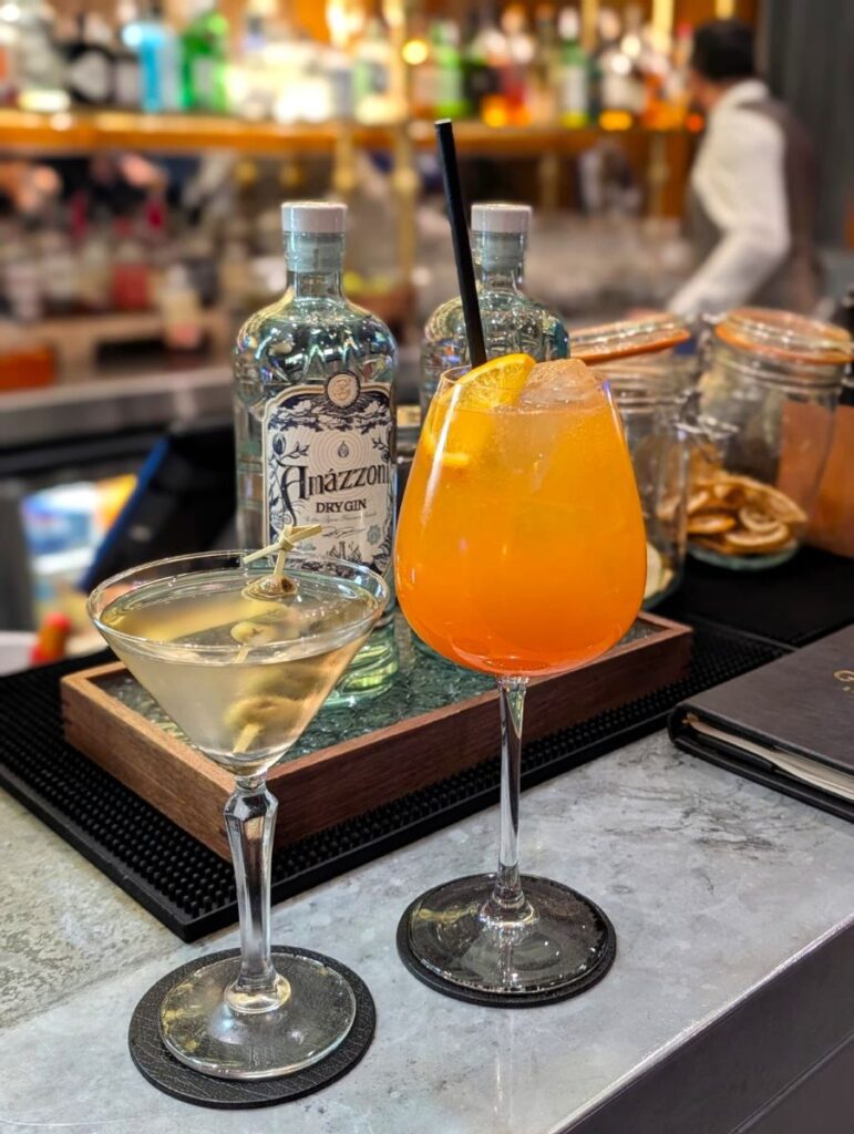 London Marriott Hotel County Gillrays Cocktails