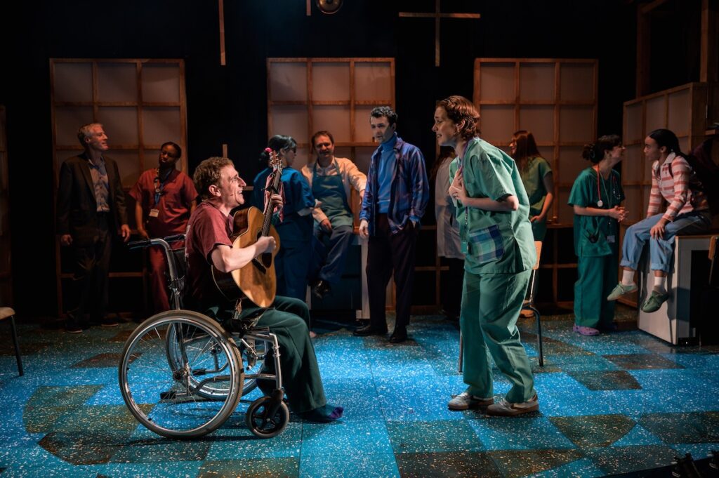 Foreground Nathan Salstone and Maz McGinlay C Charlie Flint