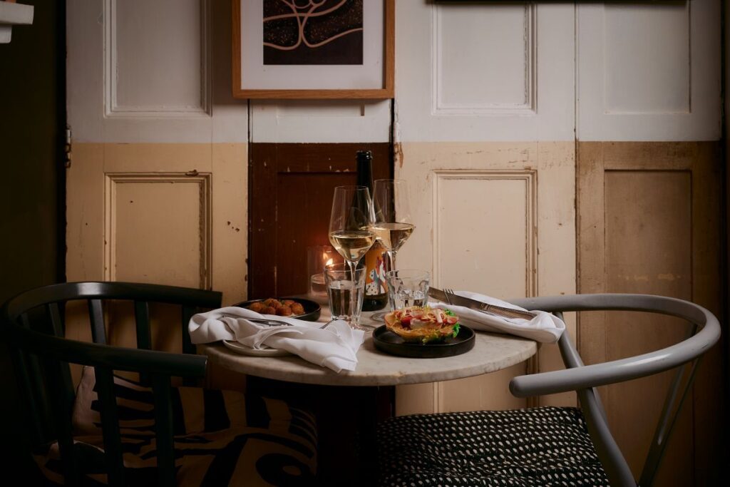 Decor at Oui Madame restaurant