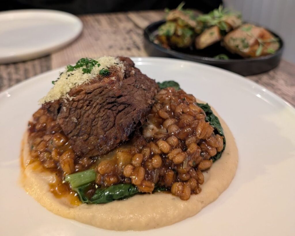 Short rib at Oui Madame restaurant